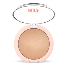 Nude look sheer baked powder