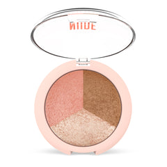 Nude Look Baked Trio Face Powder