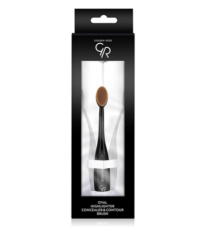 Oval Highlighter, Concealer And Contour Brush