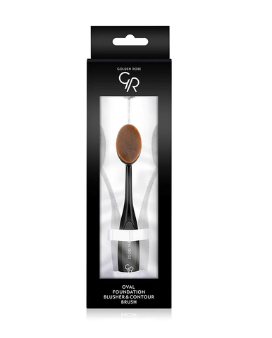 Oval Foundation, Blusher And Contour Brush