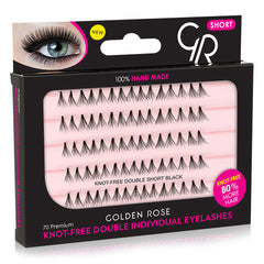 Knot - Free Double Individual Eyelashes